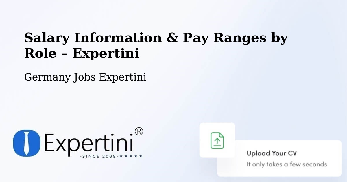 Salary Information & Pay Ranges – Jockgrim - Jockgrim, Germany Jobs Expertini